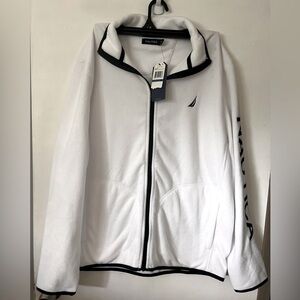 NWT. Nautica Full Zipper Fleece size XL